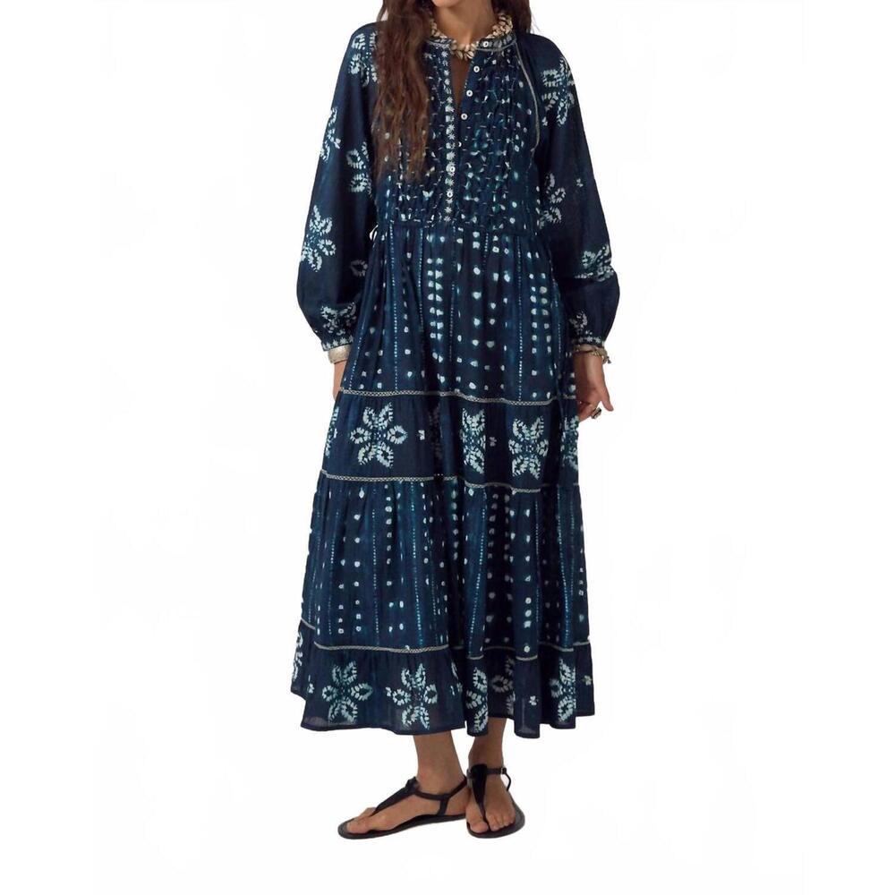 NEW MAISON HOTEL kumo dress in ocean ink